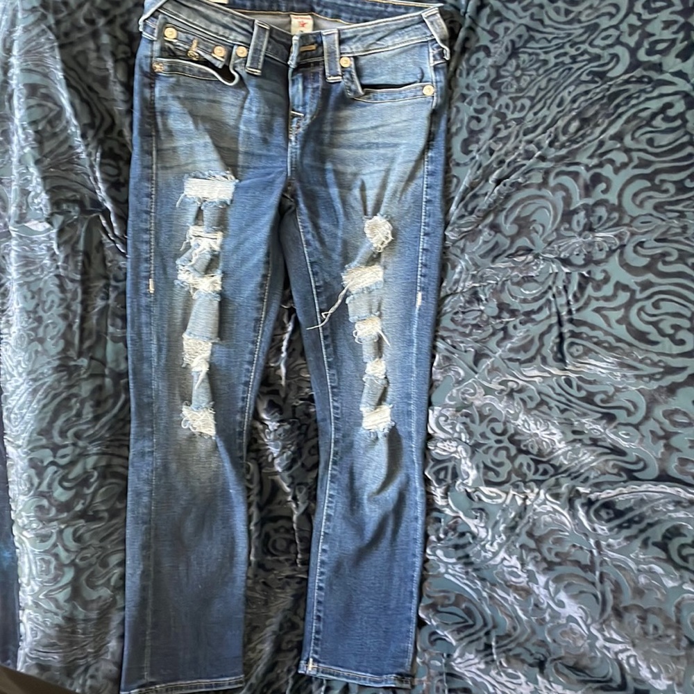 True religion capri jeans size 26